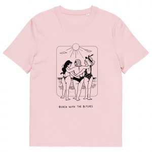 BEACH WITH - Unisex organic cotton t-shirt