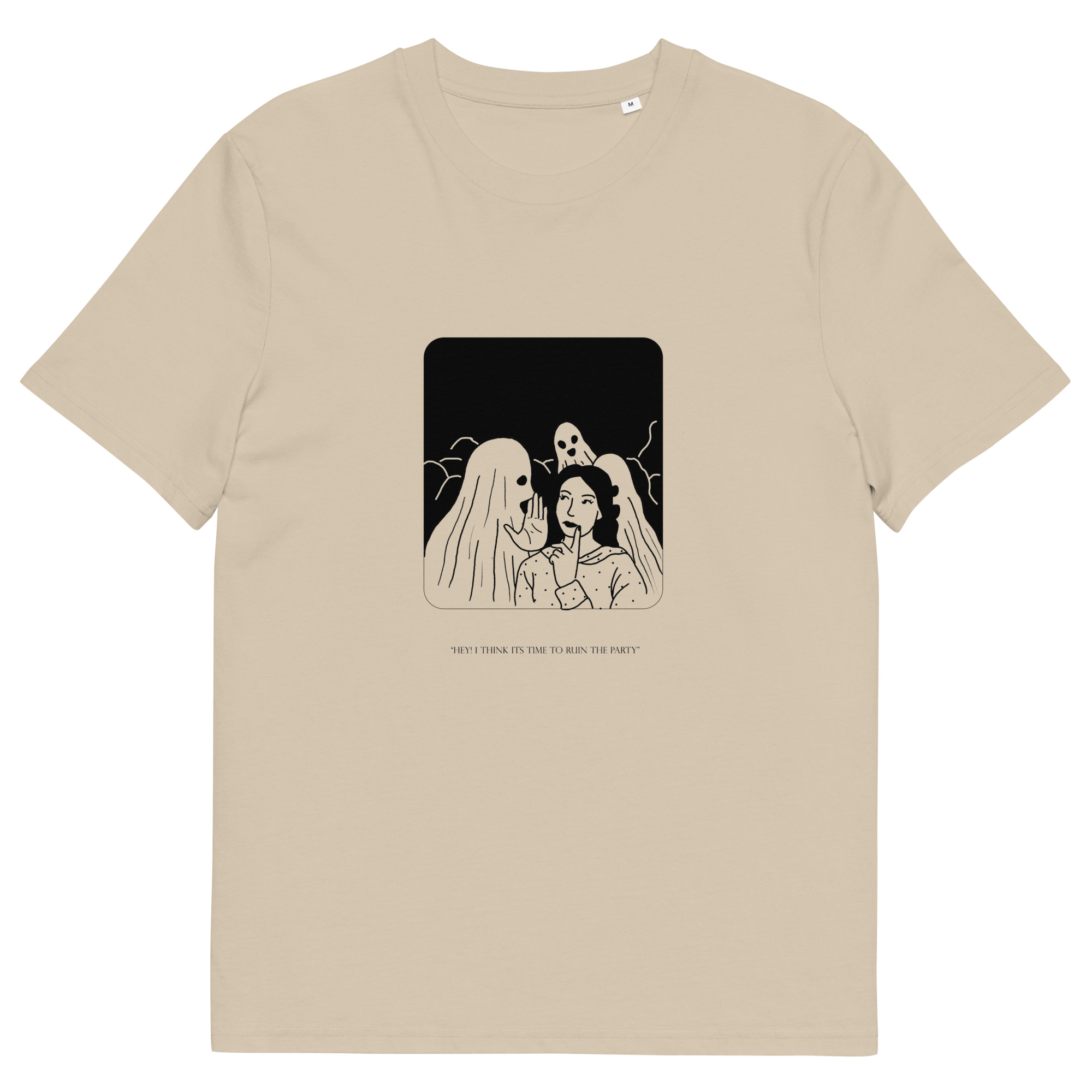 GHOSTS - Unisex organic cotton t-shirt - Image 2
