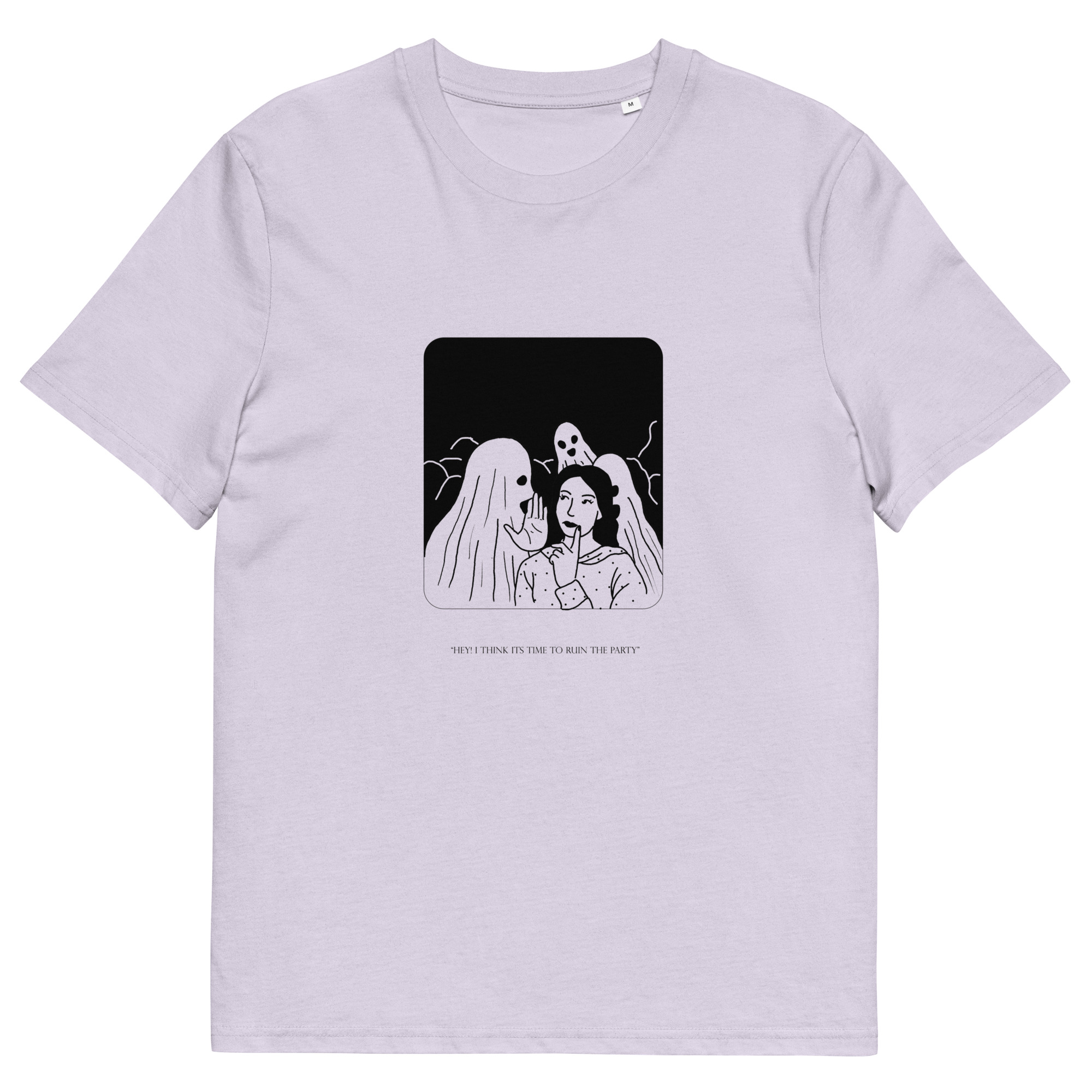 GHOSTS - Unisex organic cotton t-shirt - Image 3