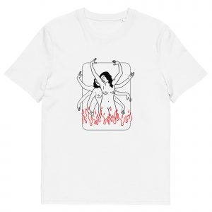 BURN - Unisex organic cotton t-shirt