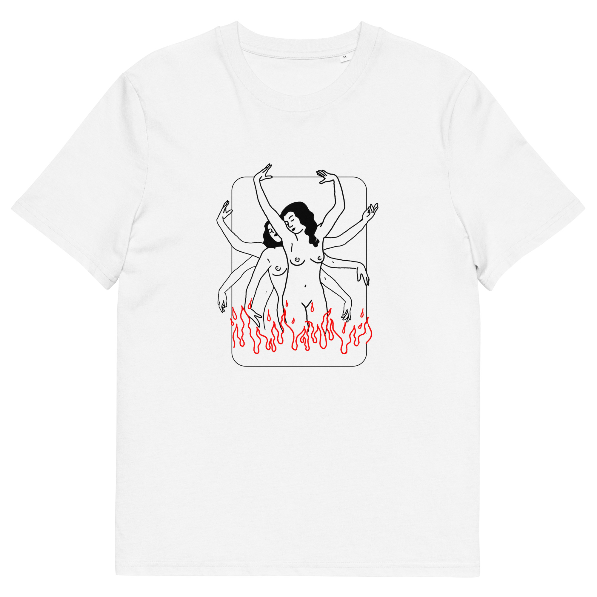BURN - Unisex organic cotton t-shirt