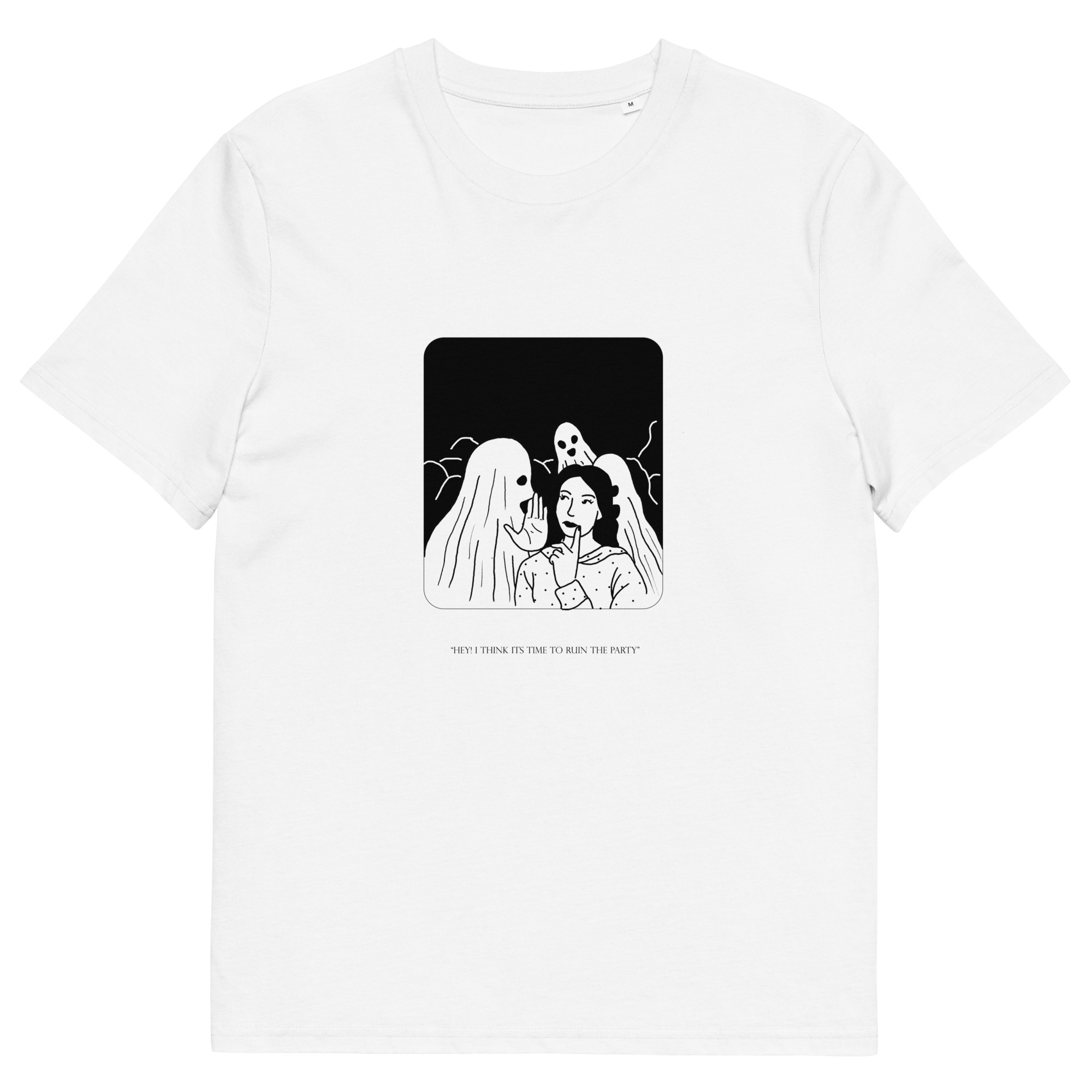 GHOSTS - Unisex organic cotton t-shirt - Image 4