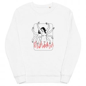 BURN - Unisex organic sweatshirt