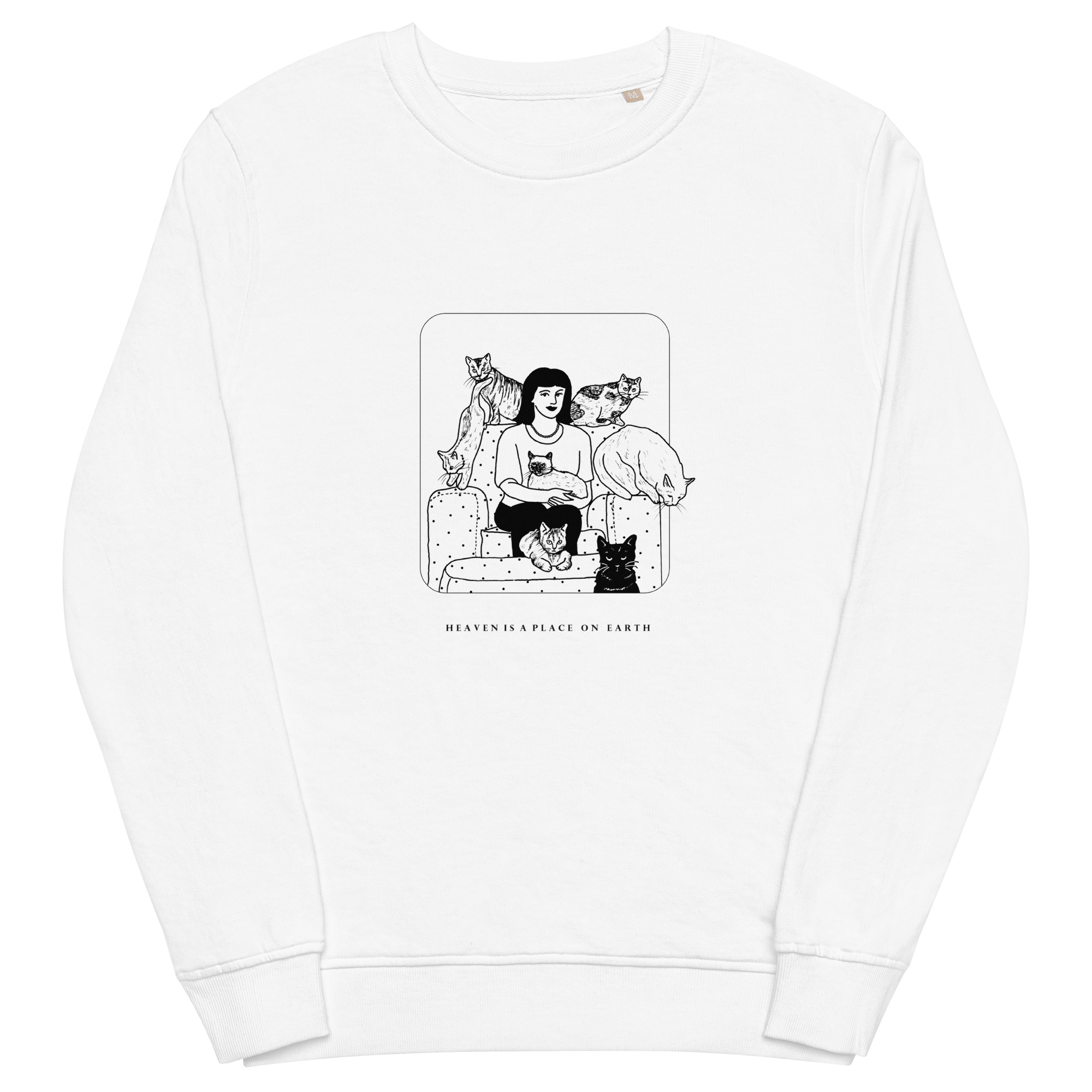 HEAVEN - Unisex organic sweatshirt